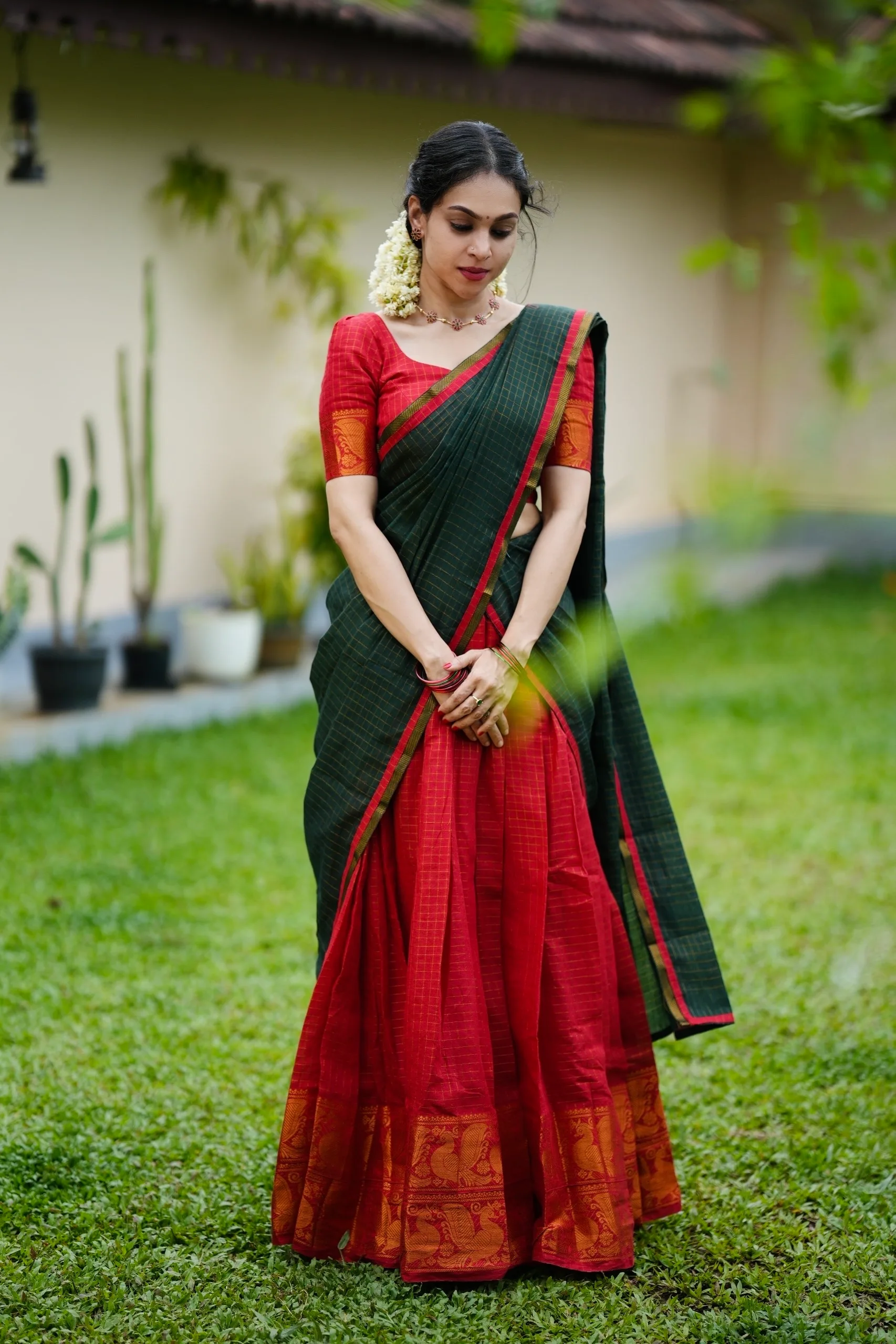 first-pic Heritage Silk Blend Dhavani - Image 1